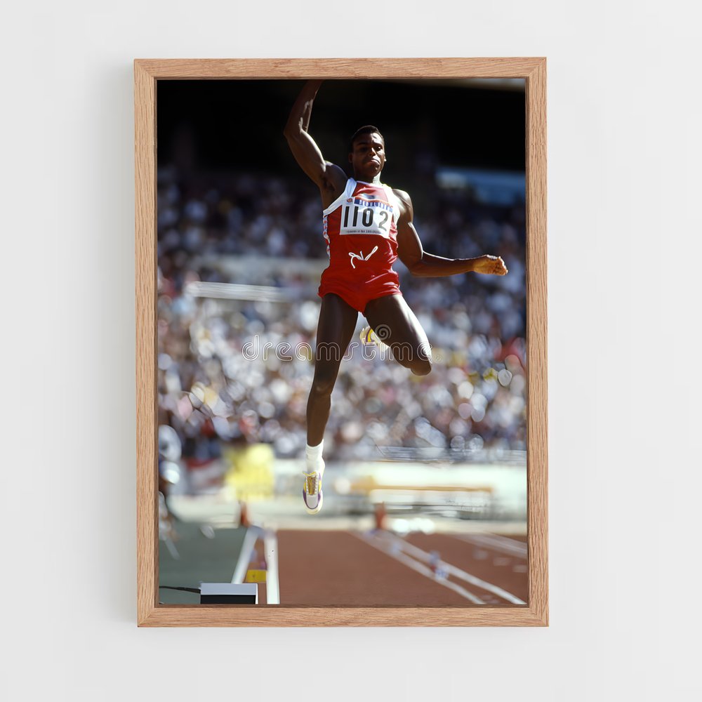 Poster L'Étoile Rouge et Blanche – affiche Athlétisme (vue 4)
